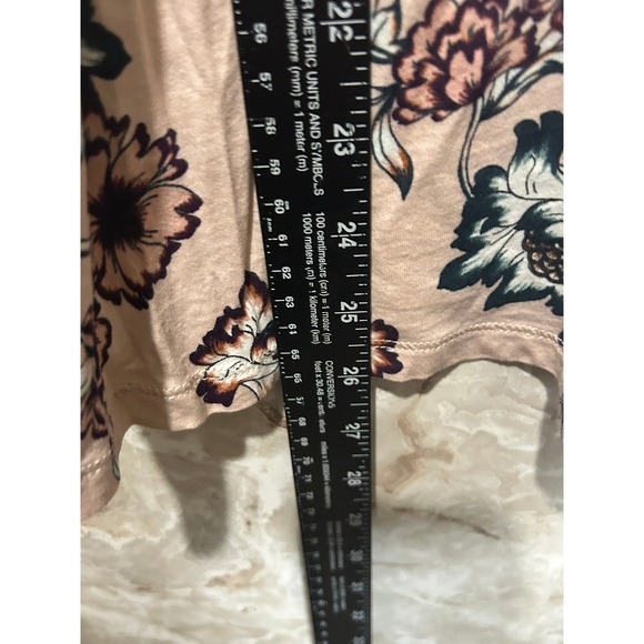 Lauren Ralph Lauren Floral Print T-Shirt Crew Neck Top 1X - Picture 6 of 8